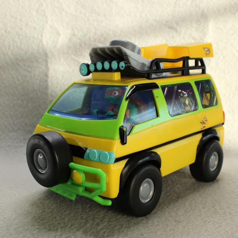 Funrise‎ TMNT Pizza Blaster RC Van Kids Yellow Good Mutant Mayhem Toy
